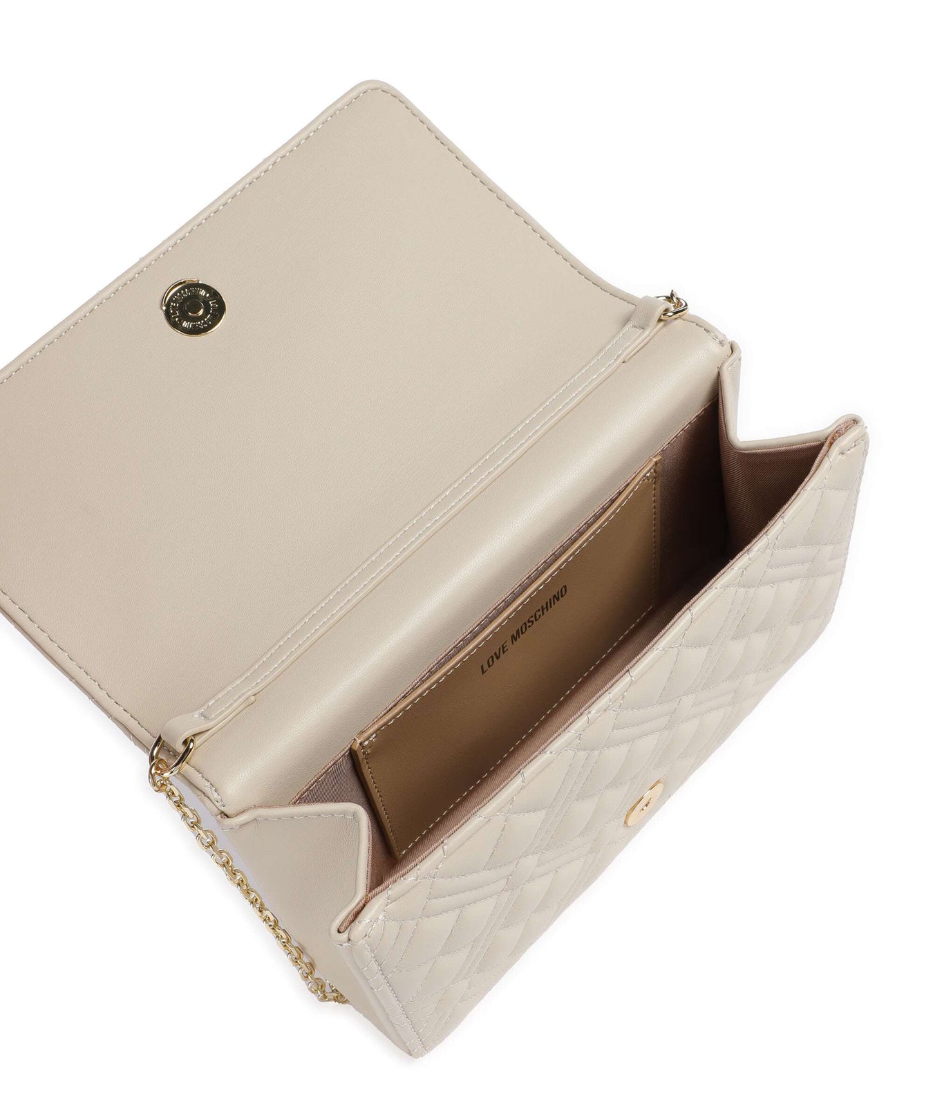 Love Moschino Smart Daily Crossbody bag avorio