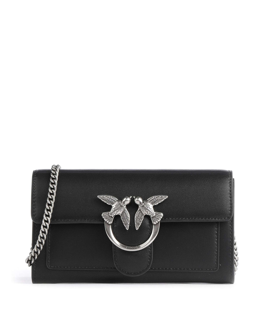 Pinko Love One Wallet nero/old silver