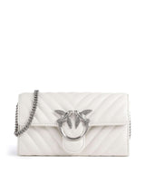 Pinko Love One Pung bianco seta/old silver