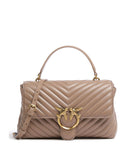 Pinko Love Lady Puff Classic Håndtaske biscotto zenzero/antique gold