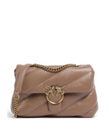 Pinko Love Puff Classic Skuldertaske biscotto zenzero/antique gold