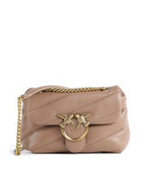 Pinko Love Puff Baby Skuldertaske biscotto zenzero/antique gold