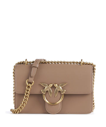 Pinko Love One Mini Skuldertaske biscotto zenzero