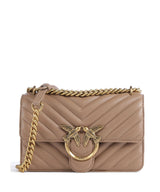 Pinko Love One Mini Skuldertaske biscotto zenzero/antique gold