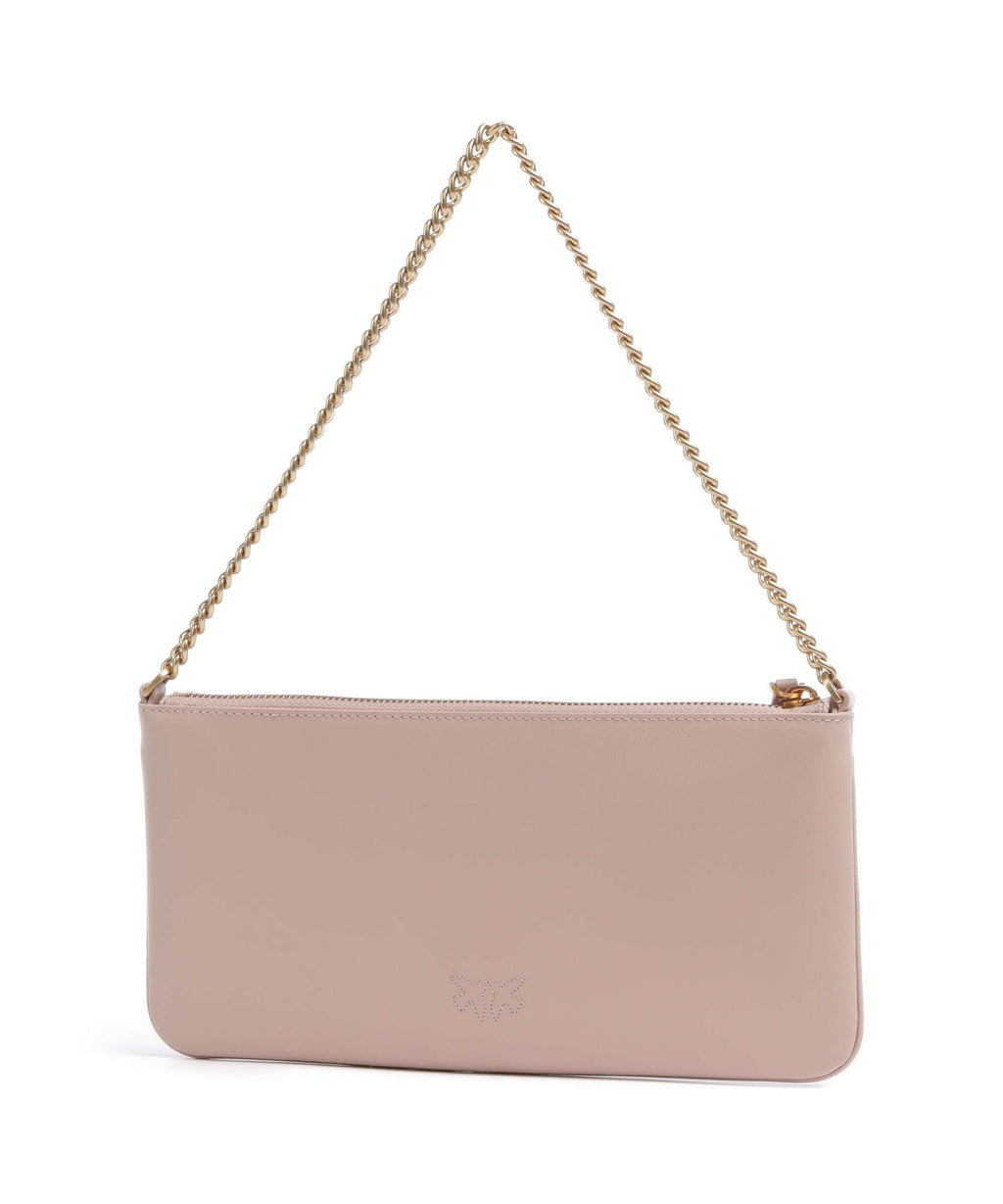Pinko Flat Horizontal Shoulder bag cipria