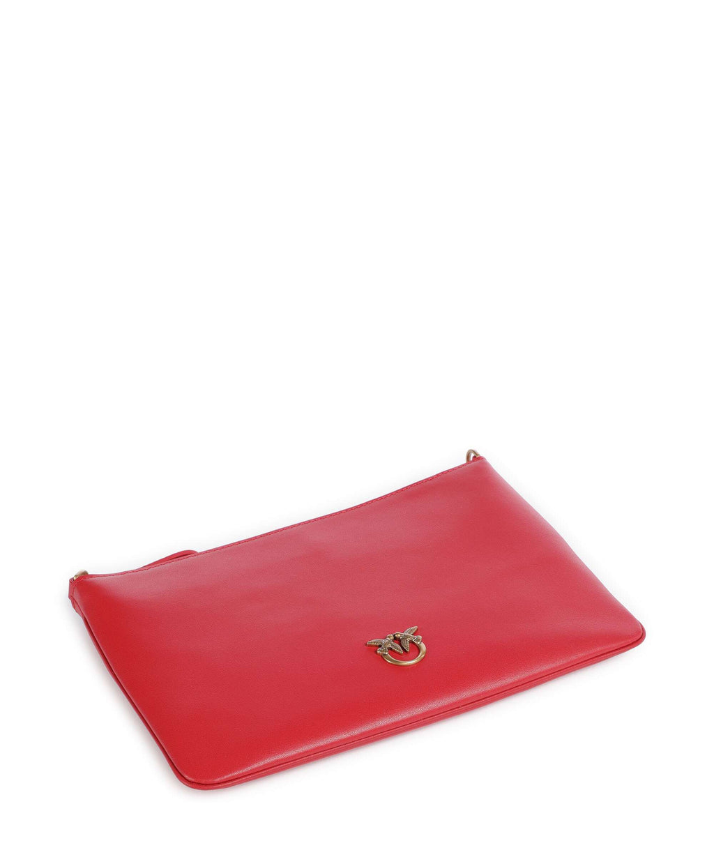 Pinko Flat Classic Crossbody bag rosso/antique gold