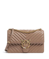 Pinko Love One Classic Skuldertaske biscotto zenzero