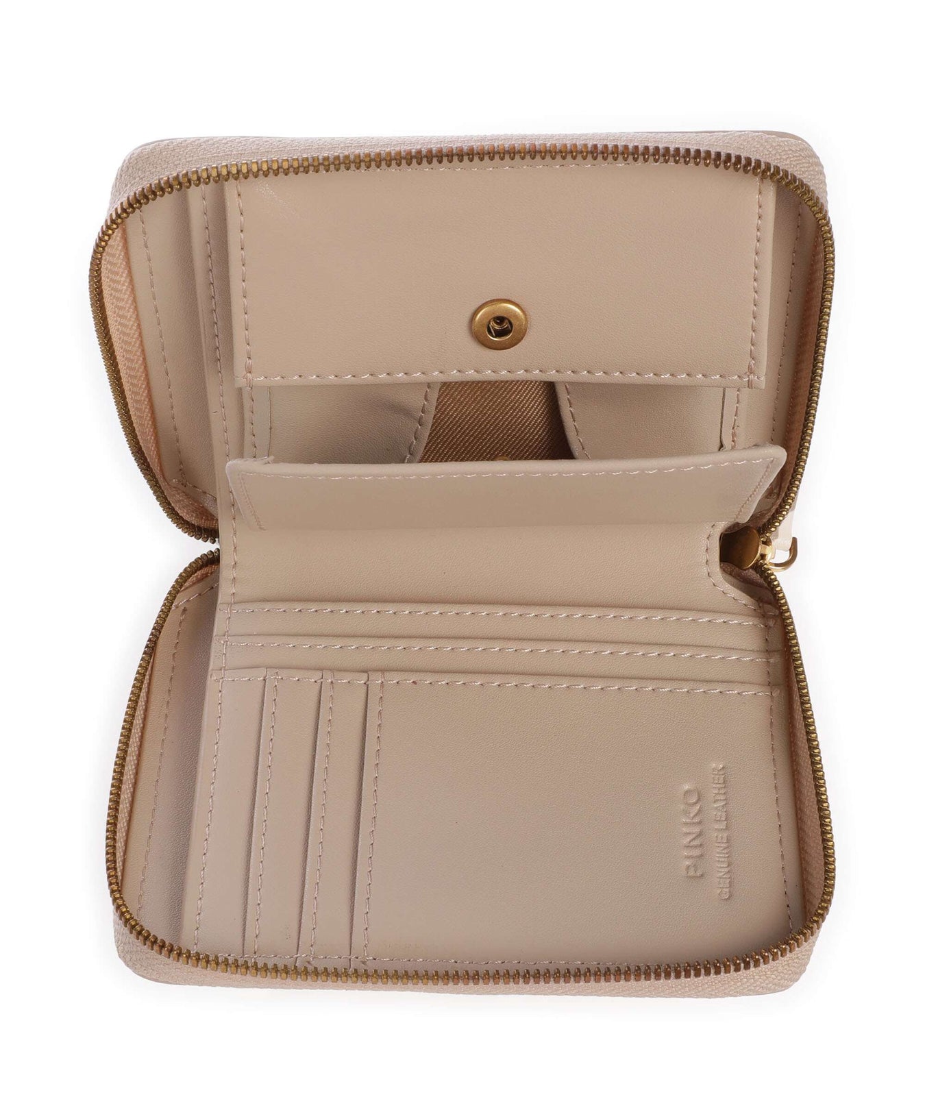 Pinko Taylor Wallet beige/grigio fumo/antique gold