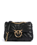 Pinko Love Puff Mini Skuldertaske nero/antique gold