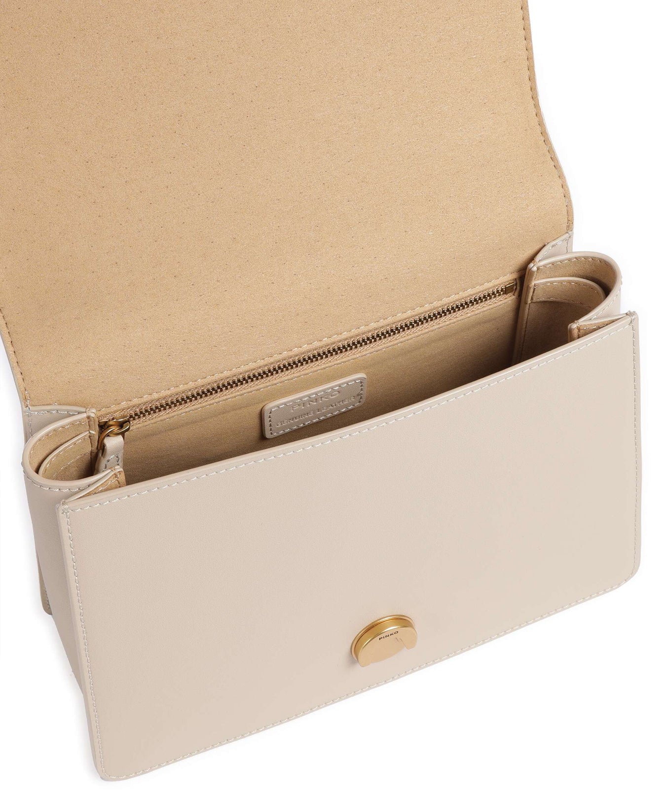 Pinko Love One Classic Handbag beige/grigio fumo/antique gold