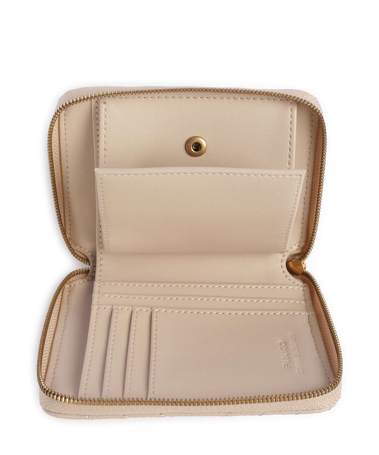 Pinko Taylor Wallet beige/grigio fumo/antique gold