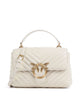 Pinko Love Lady Puff Mini Håndtaske bianco seta/antique gold