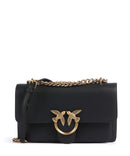 Pinko Love Soft Mini Skuldertaske nero/antique gold