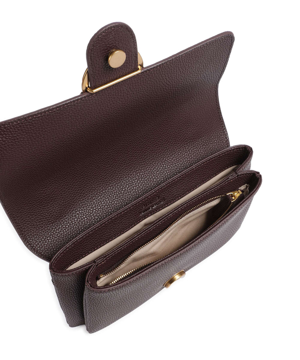 Pinko Love Soft Mini Shoulder bag uva di catawba/antique gold
