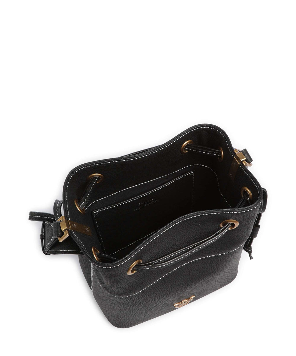 Pinko Secchiello Mini Bucket bag nero/antique gold