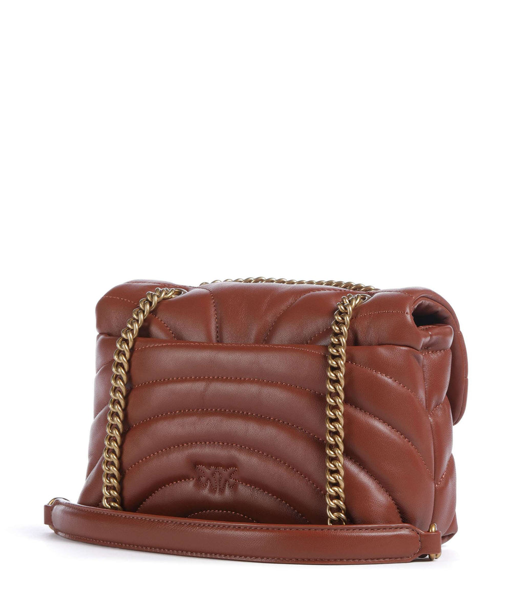 Pinko Love Puff Mini Shoulder bag arabo/antique gold