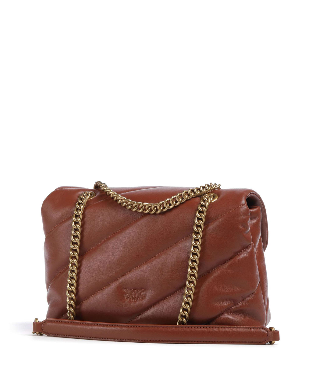Pinko Love Puff Classic Shoulder bag arabo/antique gold