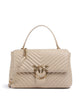 Pinko Love Lady Puff Big Håndtaske beige/grigio fumo/antique gold
