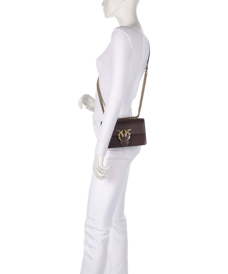 Pinko Love One Mini Shoulder bag uva di catawba/antique gold
