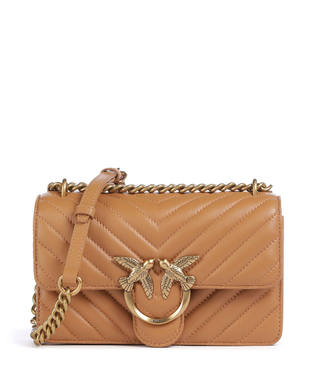 Pinko Love One Mini Shoulder bag torrone/antique gold