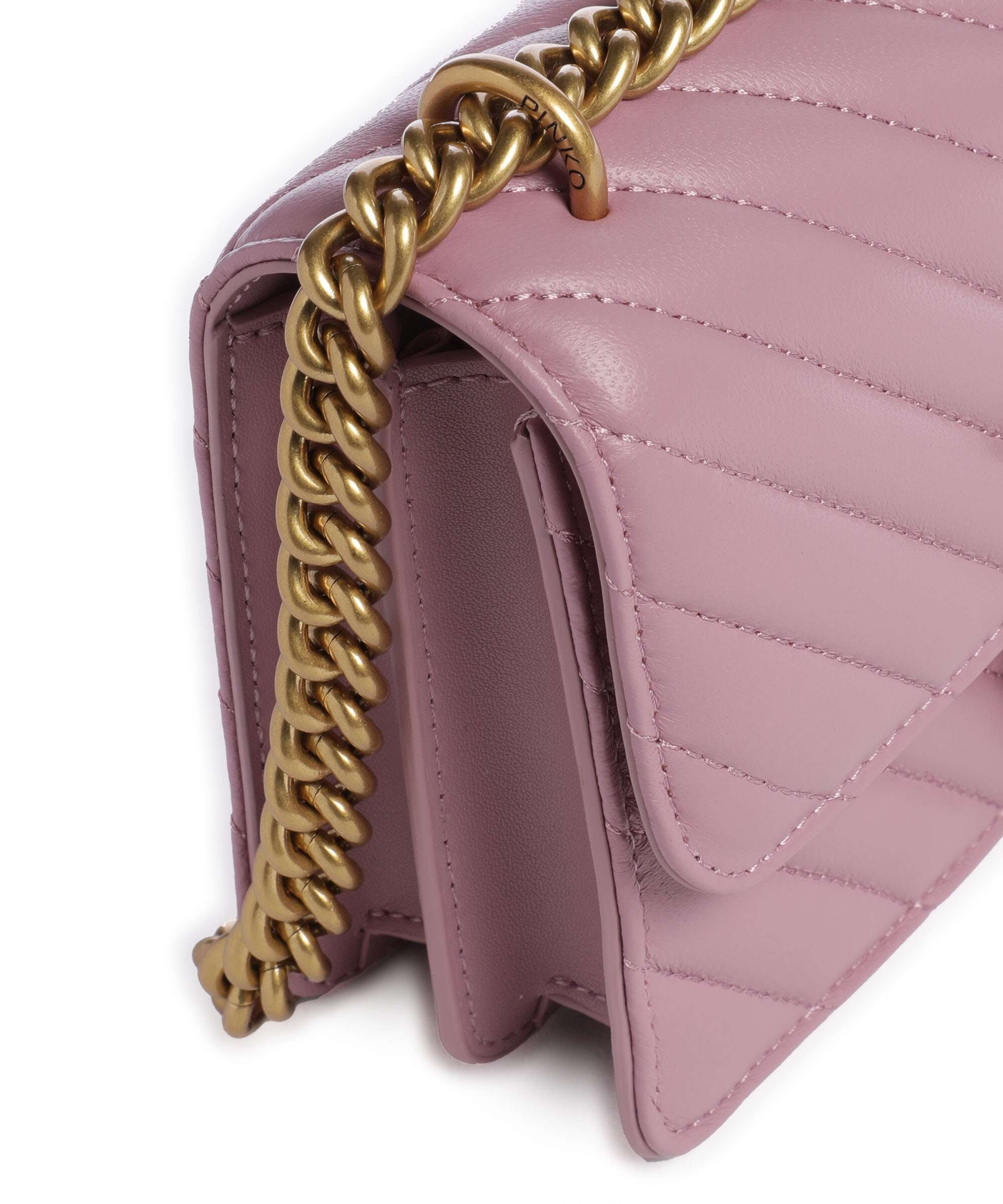 Pinko Love One Mini Shoulder bag viola/antique gold