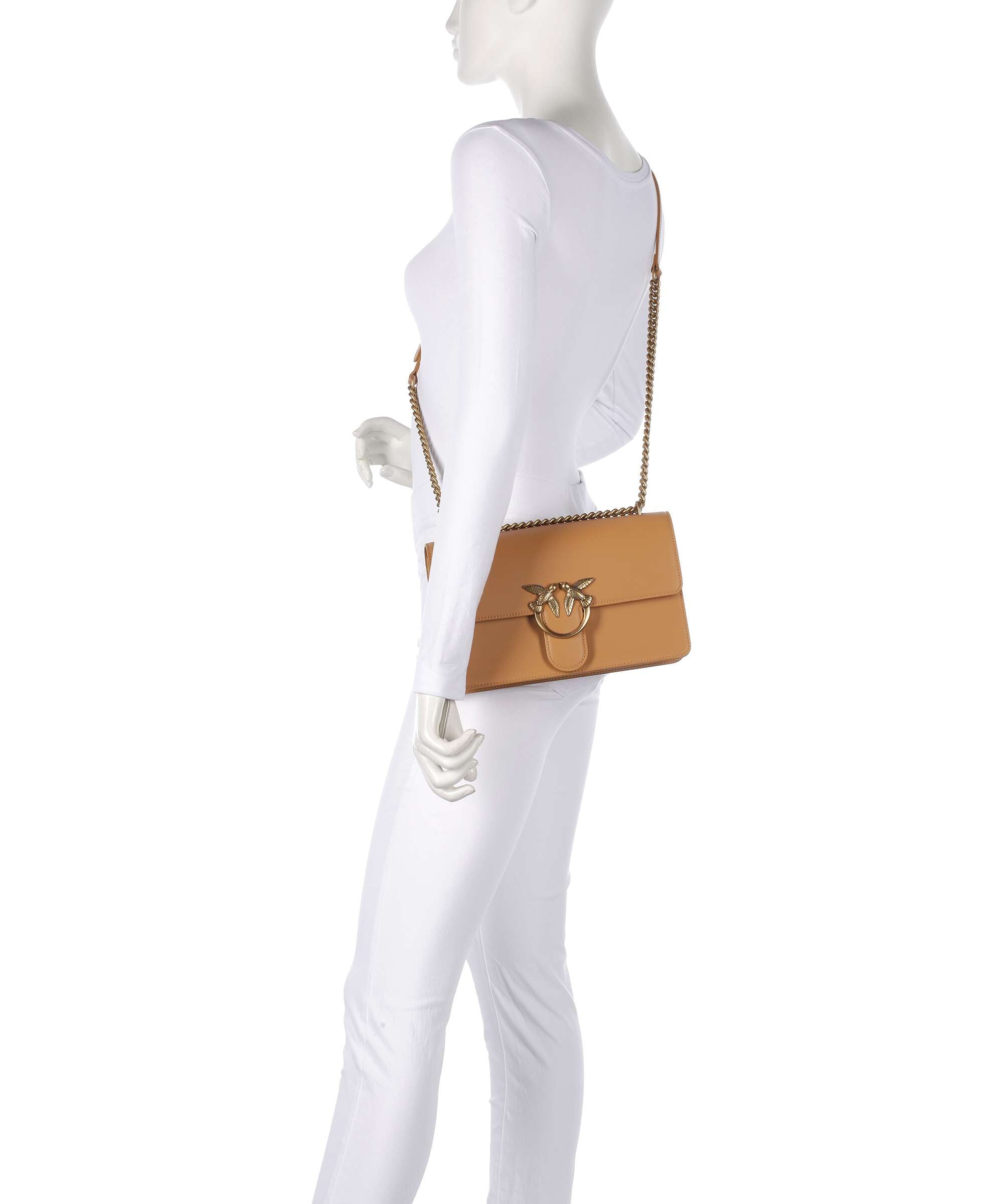 Pinko Love One Classic Shoulder bag torrone/antique gold