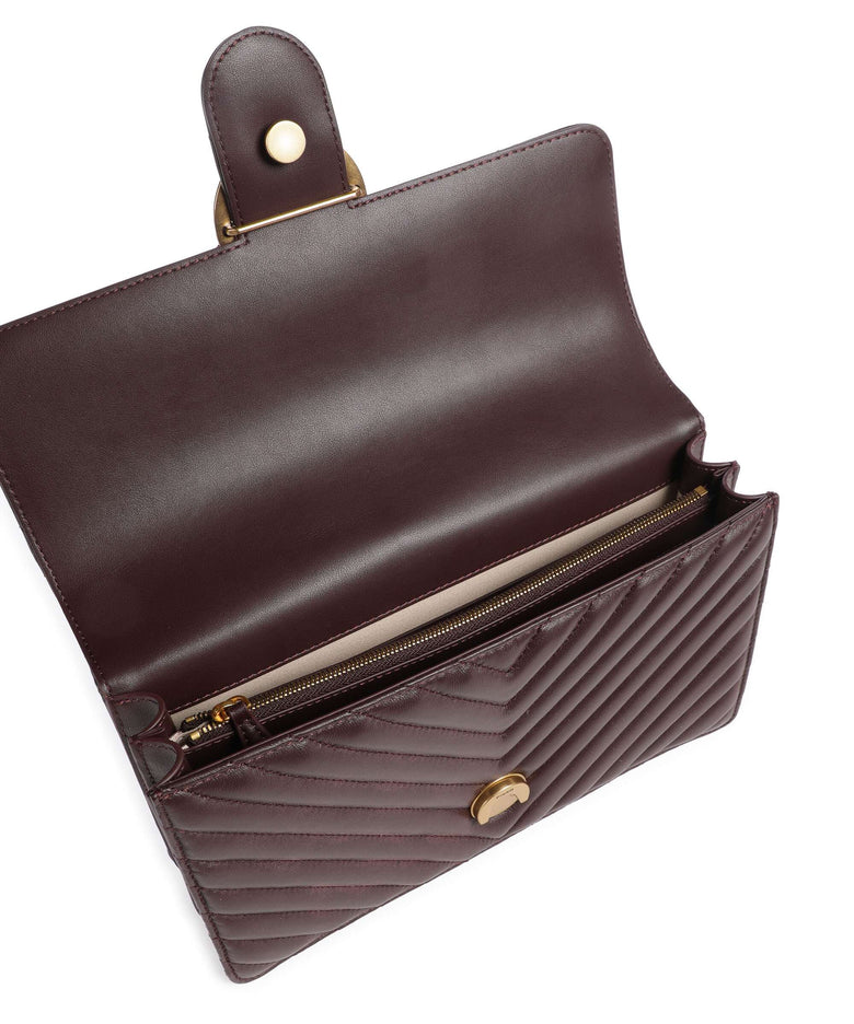 Pinko Love One Classic Shoulder bag uva di catawba/antique gold