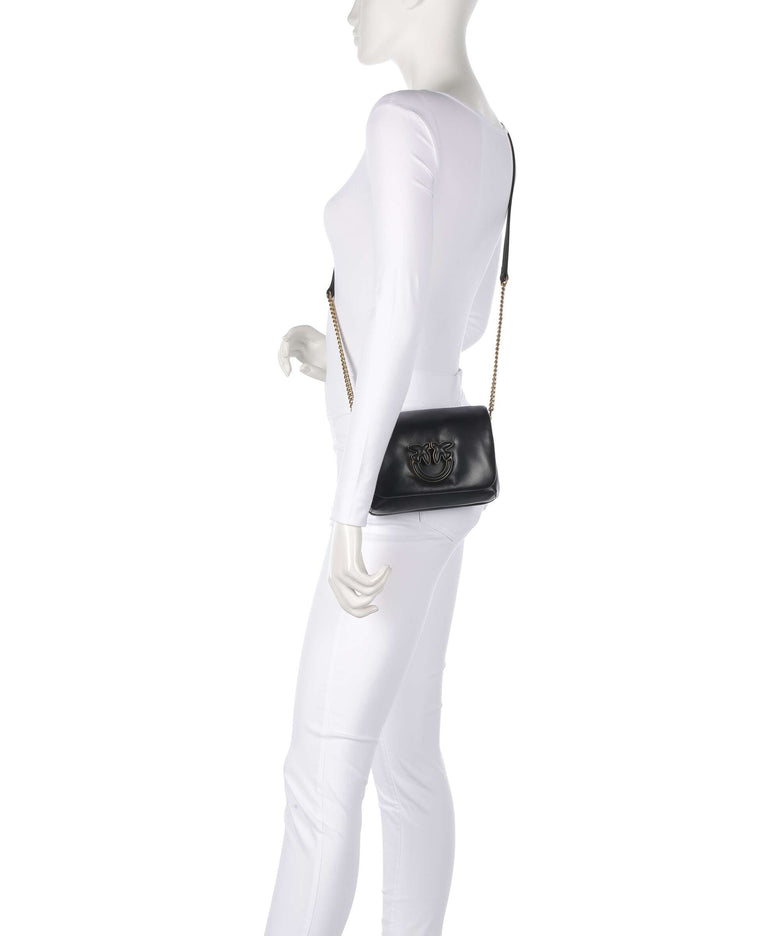 Pinko Love Click Puff Baby Crossbody bag nero/antique gold