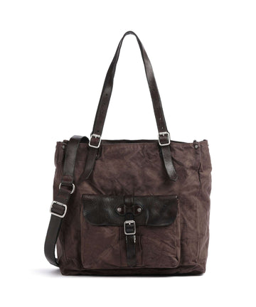 Campomaggi Shopper taske verde militare/moro
