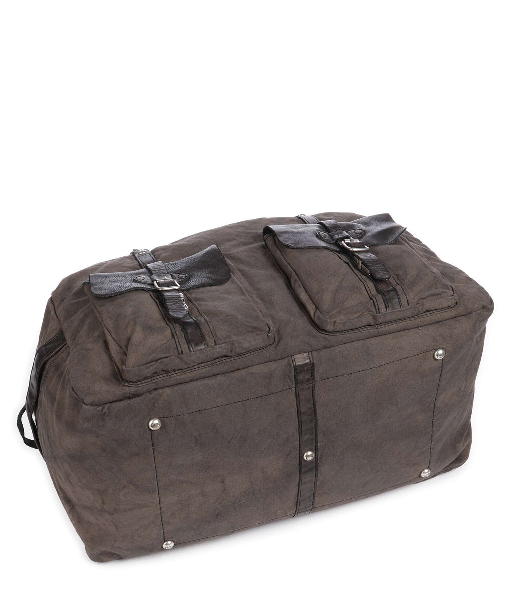 Campomaggi Weekend bag verde militare/grigio