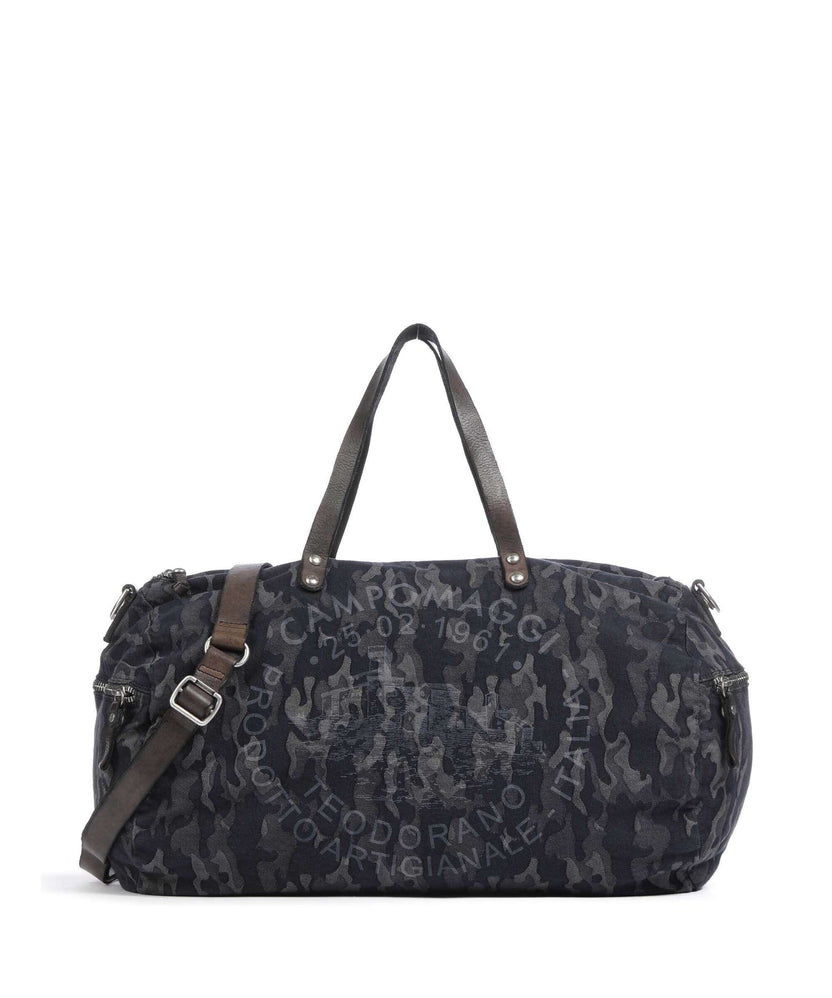 Campomaggi Weekend bag camouflage grigio