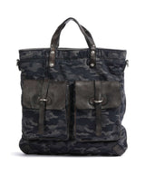 Campomaggi Rygsæktaske camouflage blue/dark grey