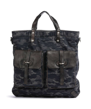 Campomaggi Rygsæktaske camouflage blue/dark grey