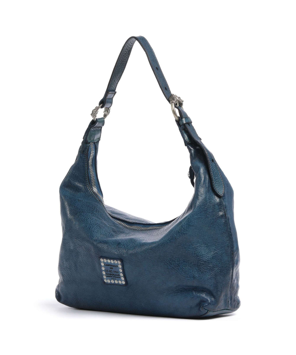 Campomaggi Hobo bag sapphire