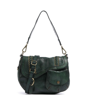 Campomaggi Skuldertaske green bottle