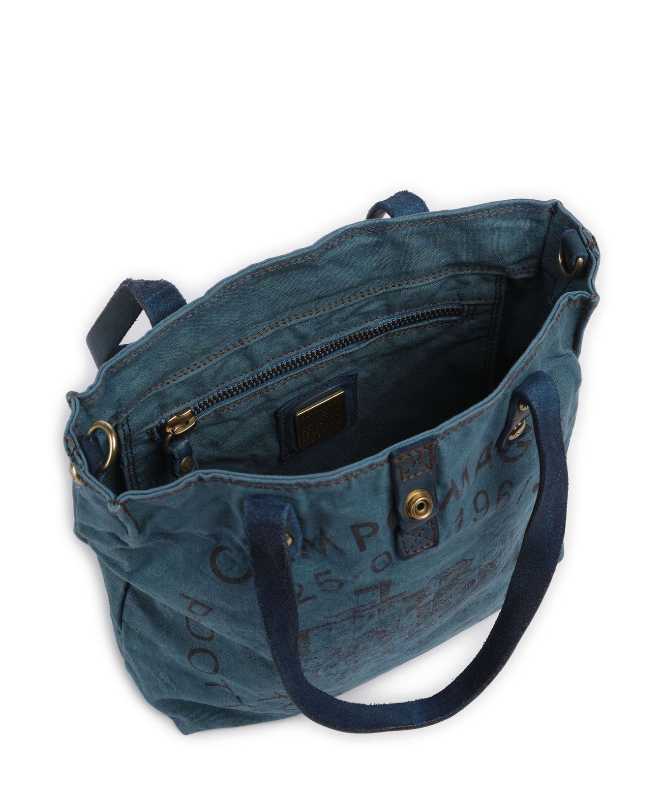 Campomaggi Handbag beige/zaffiro/moro