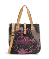 Campomaggi Shopper taske camouflage/naturale/fuxia