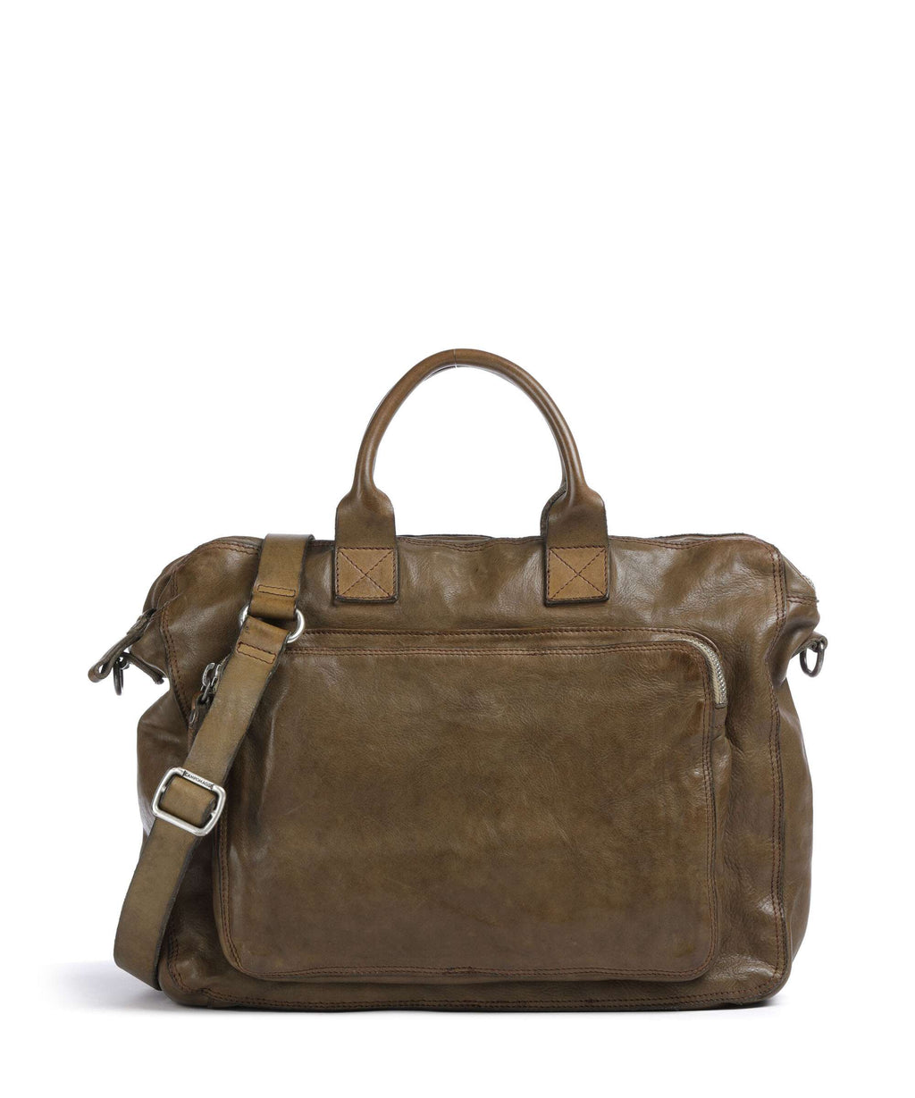 Campomaggi Briefcase verde militare