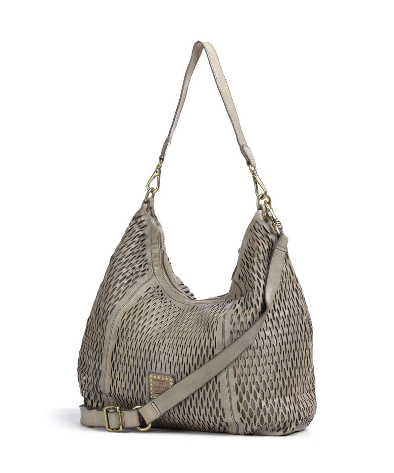 Campomaggi Hobo bag ghiaccio