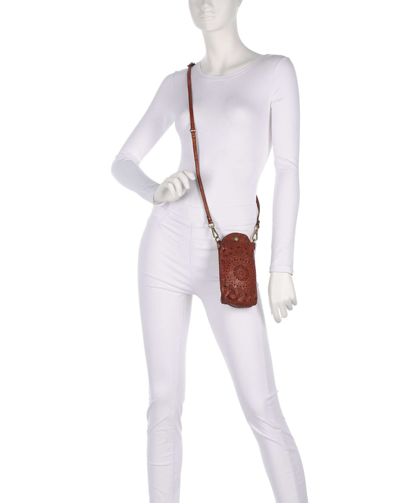 Campomaggi Phone bag cognac