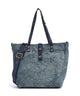 Campomaggi Shopper taske beige/iris ghiaccio