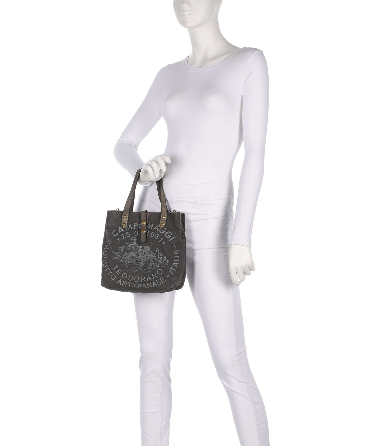 Campomaggi Handbag grigio ghiaccio