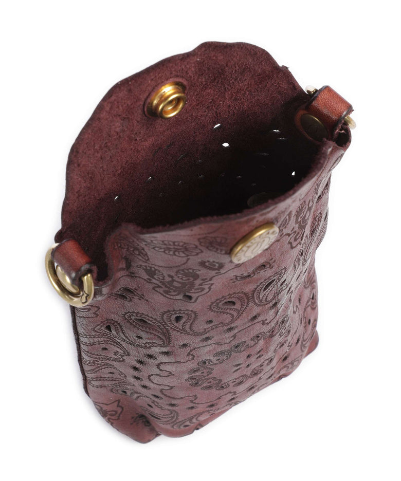 Campomaggi Phone bag borgogna