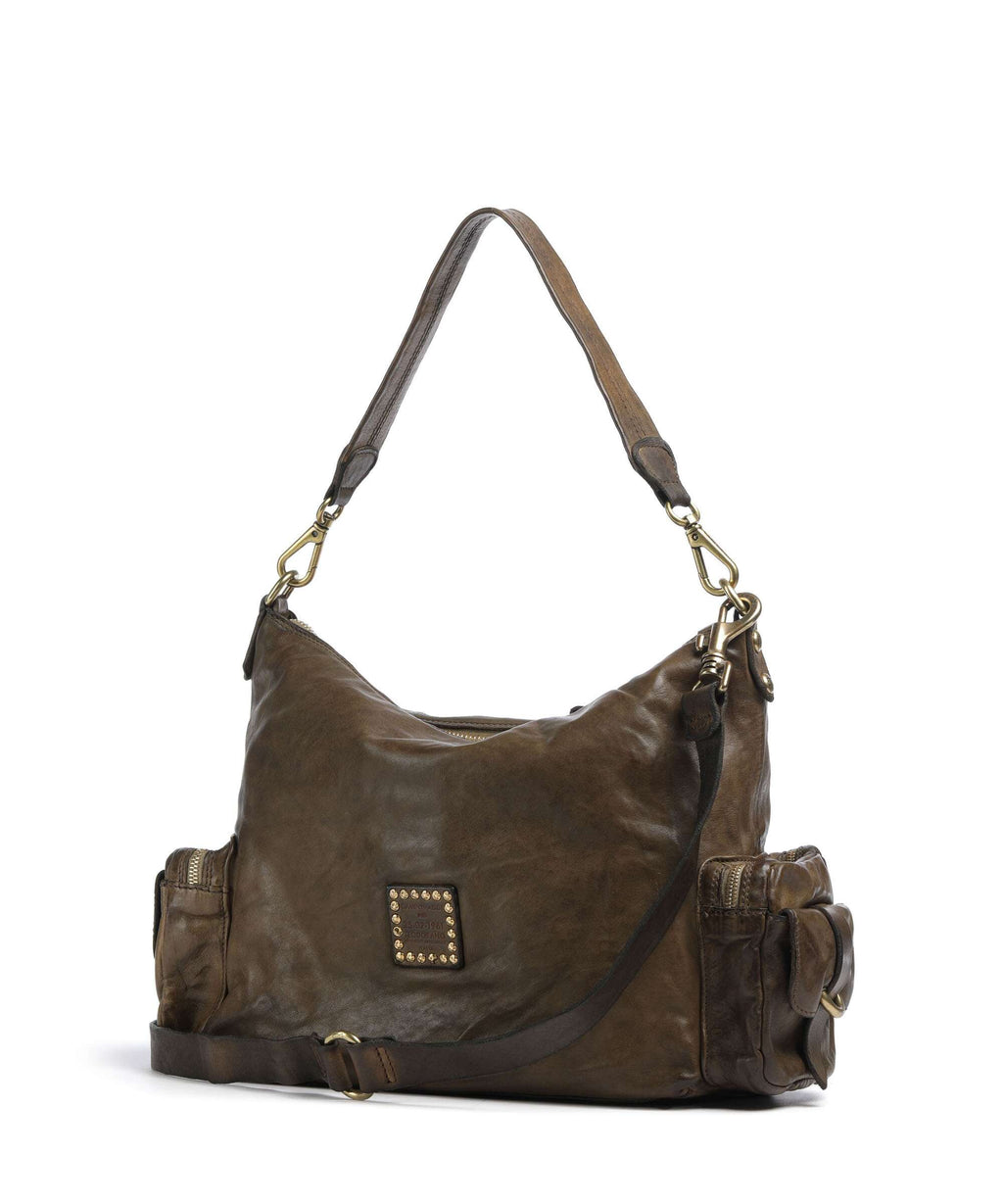 Campomaggi Hobo bag verde militare