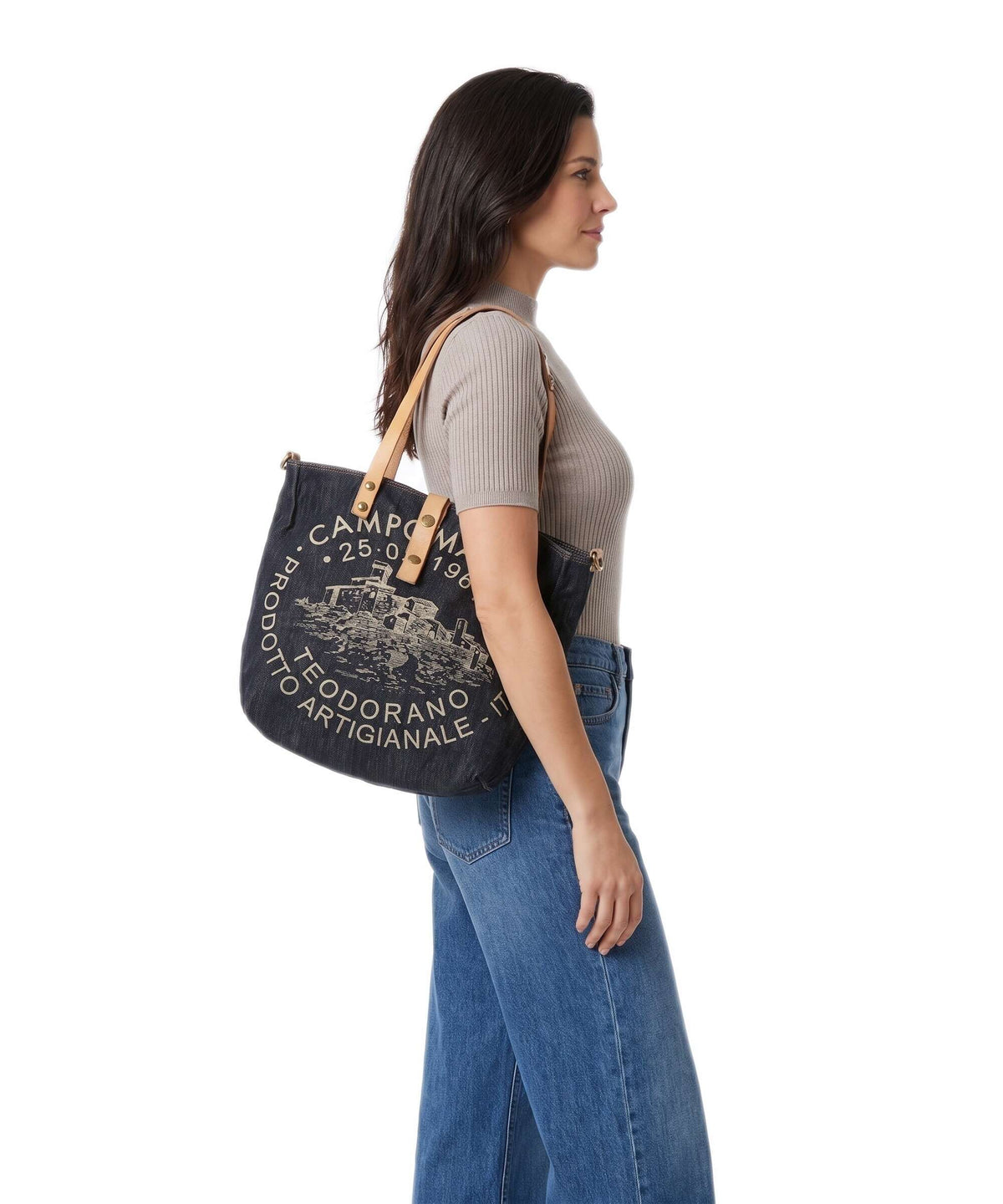 Campomaggi Tote bag blue