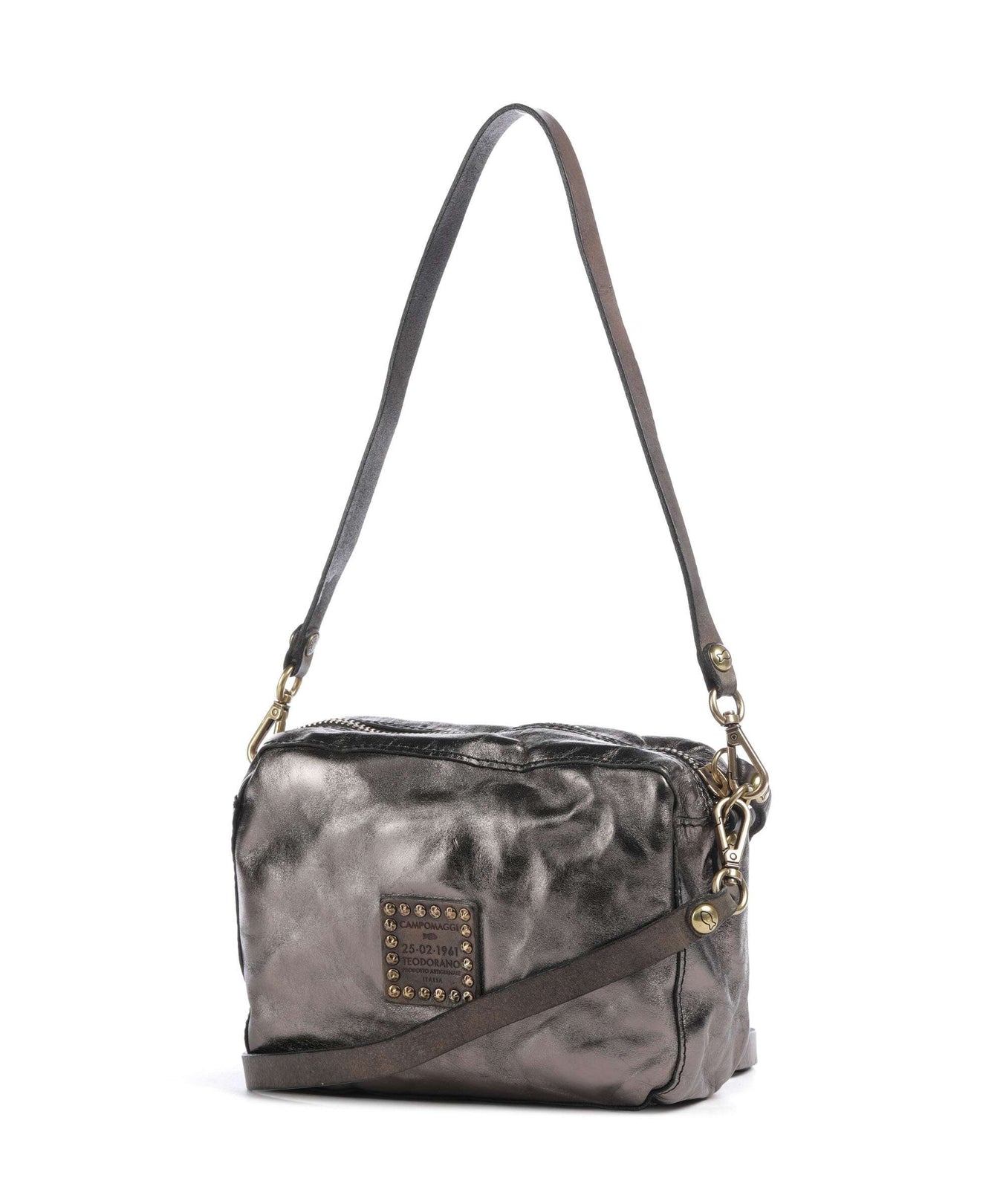 Campomaggi Shoulder bag lead grey