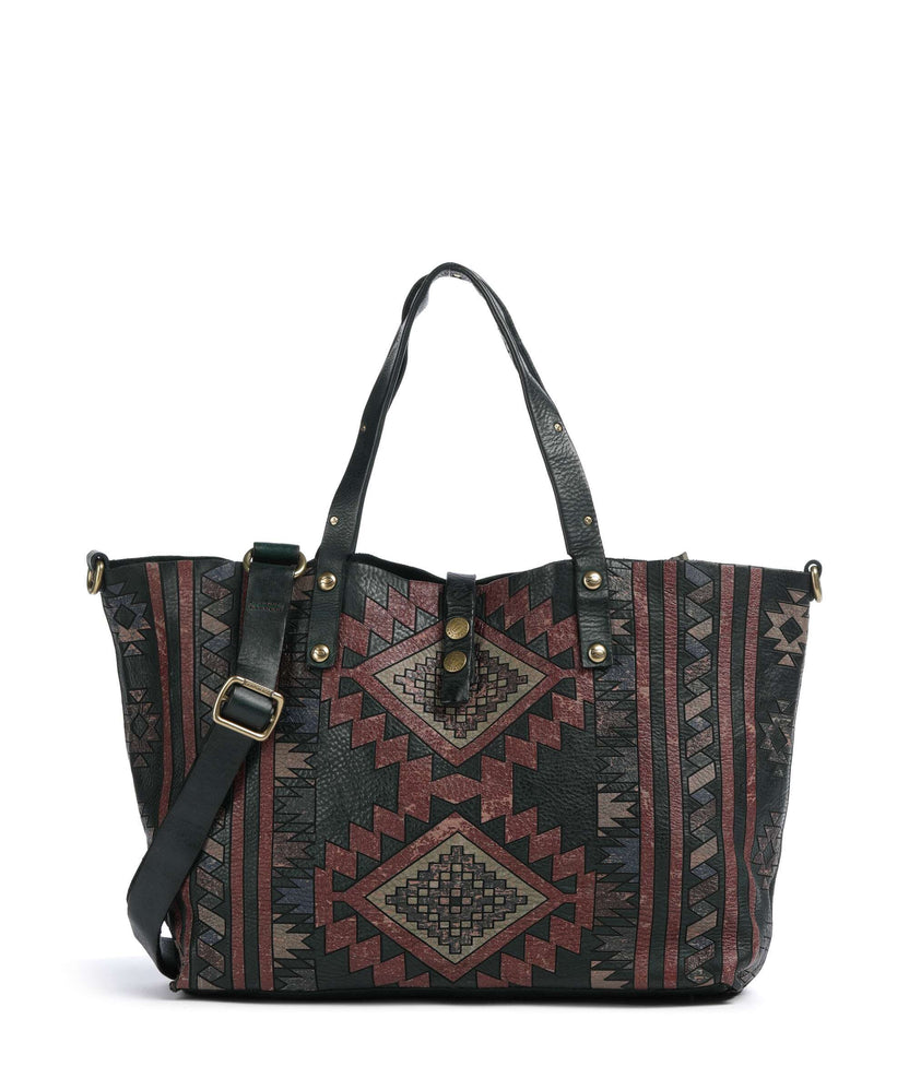 Campomaggi Tote bag green bottle