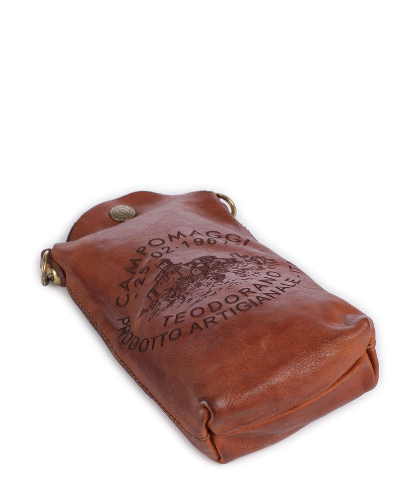 Campomaggi Phone bag cognac