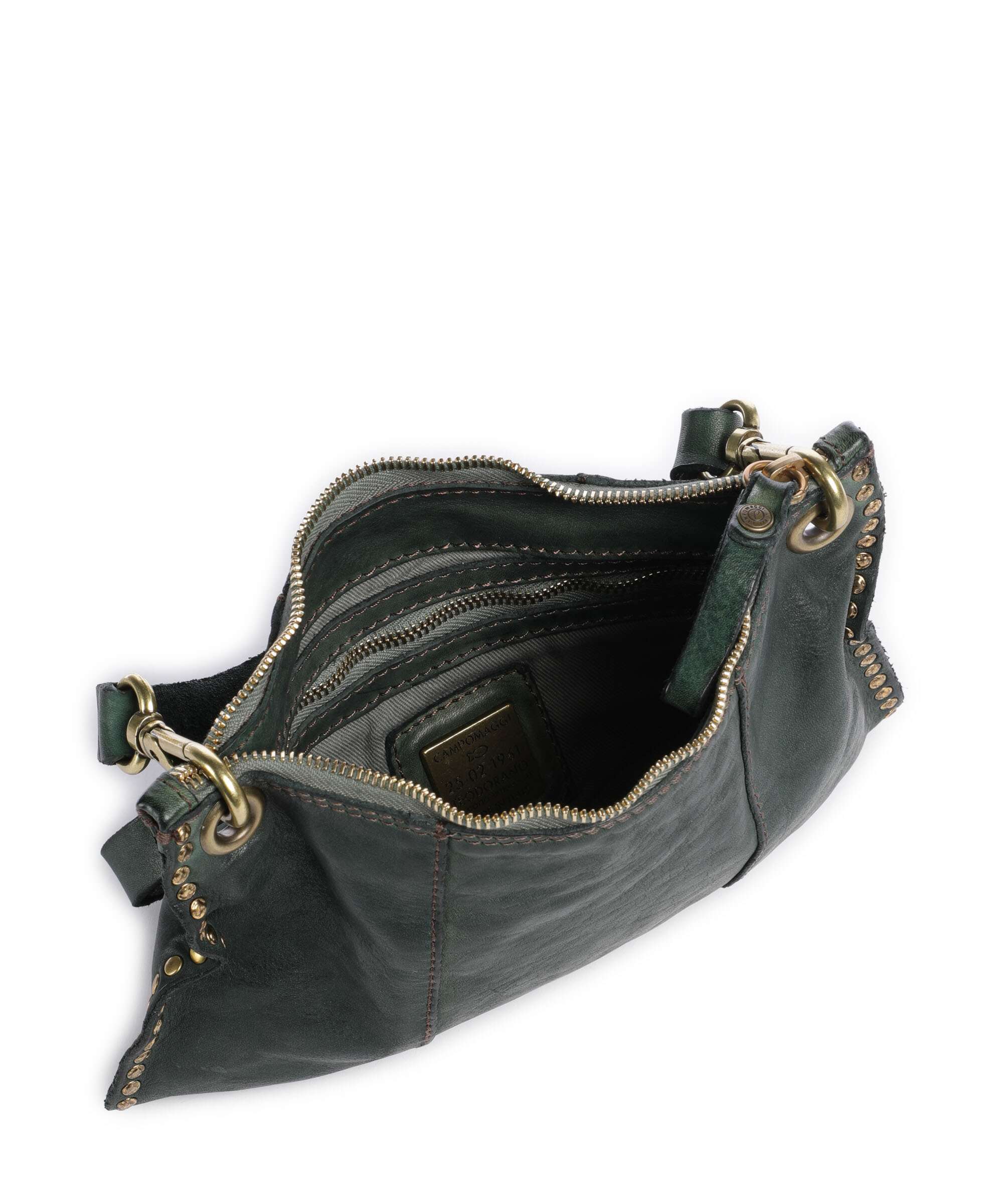Campomaggi Crossbody bag green bottle