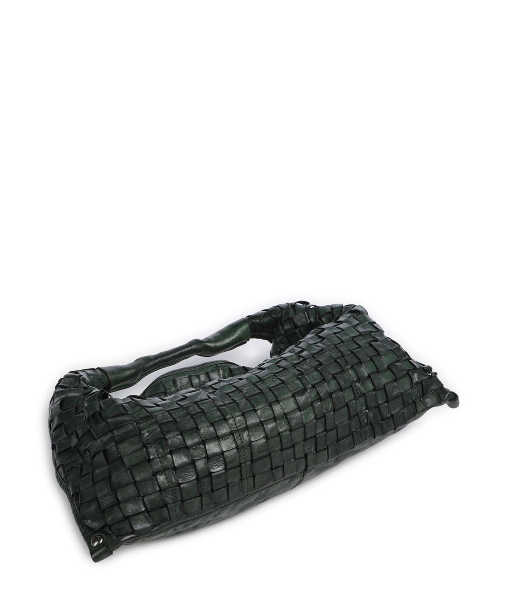 Campomaggi Hobo bag green bottle